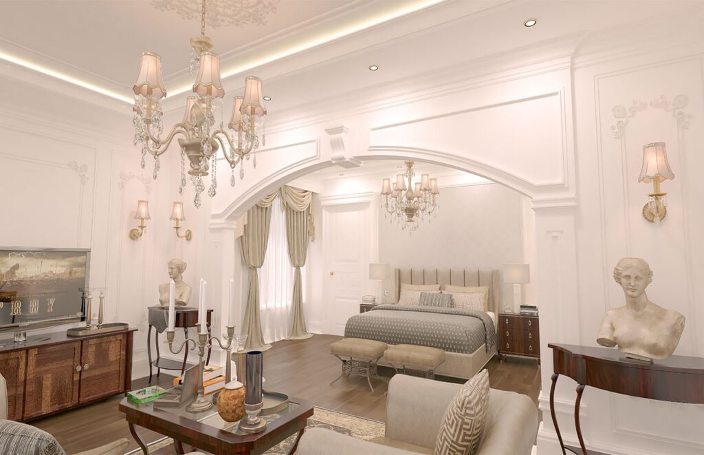 luxury bedroom design - architecture firm Toronto